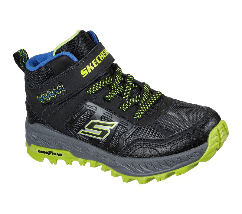 Chlapecké Boty Skechers Fuse Tread - Trekor Černé Světle Zelene | CZ.403712LBBLM