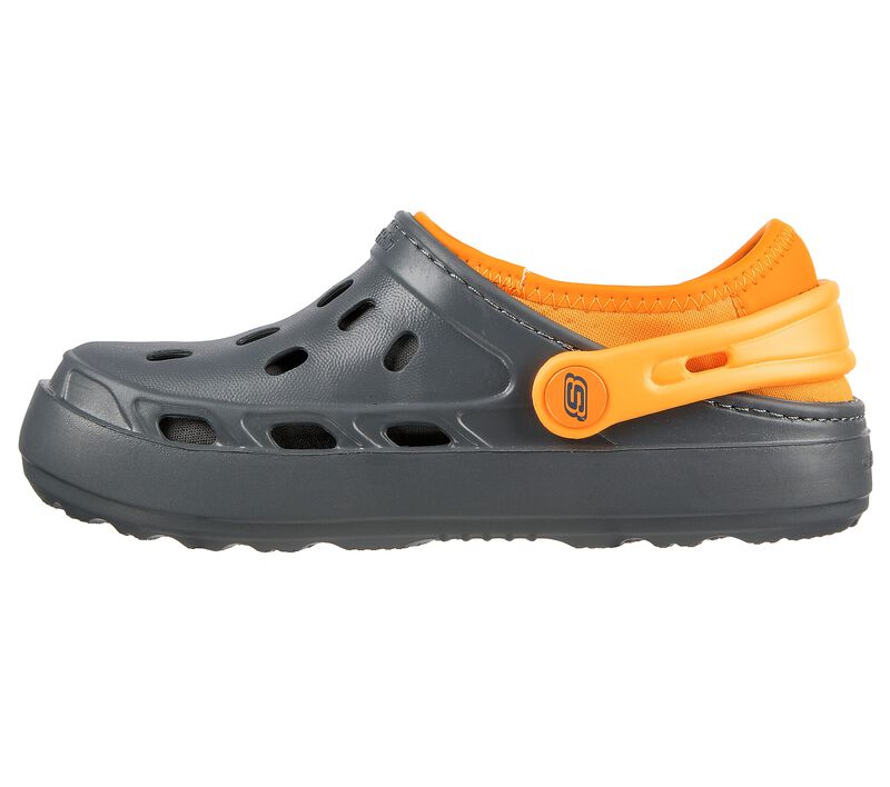 Chlapecké Ležérní Tenisky Skechers Foamies: Swifters II - Be Warmer Podšité Šedé Oranžové | CZ.406456LCCOR