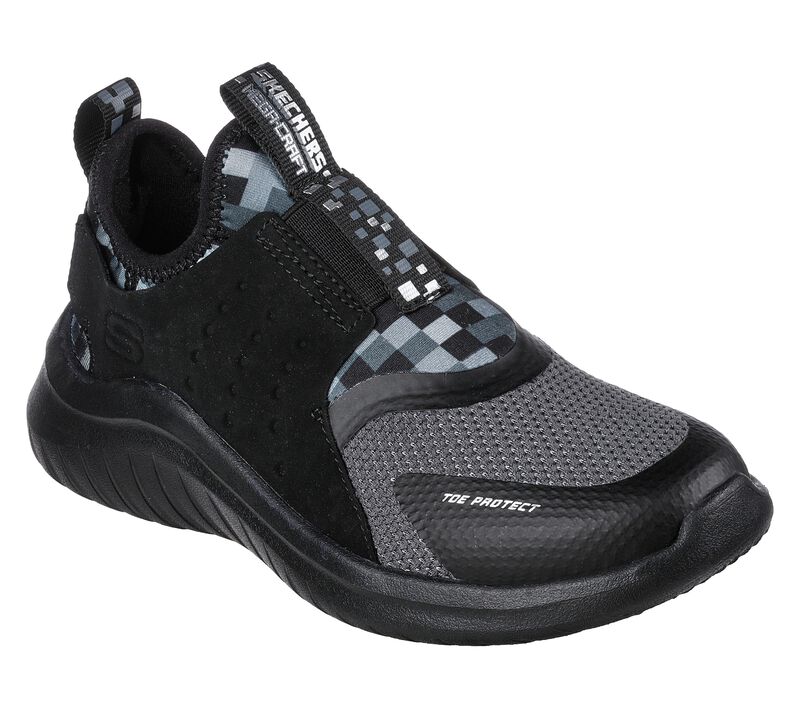 Chlapecké Ležérní Tenisky Skechers Mega-Craft: Ultra Flex 2.0 - Cubor Černé Šedé | CZ.402202LBKCC