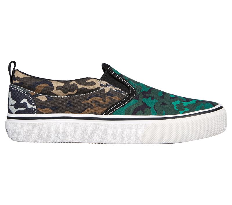 Chlapecké Ležérní Tenisky Skechers Street Fame - Hide-N-Camo Zelene Viacfarebný | CZ.405710LGRMT