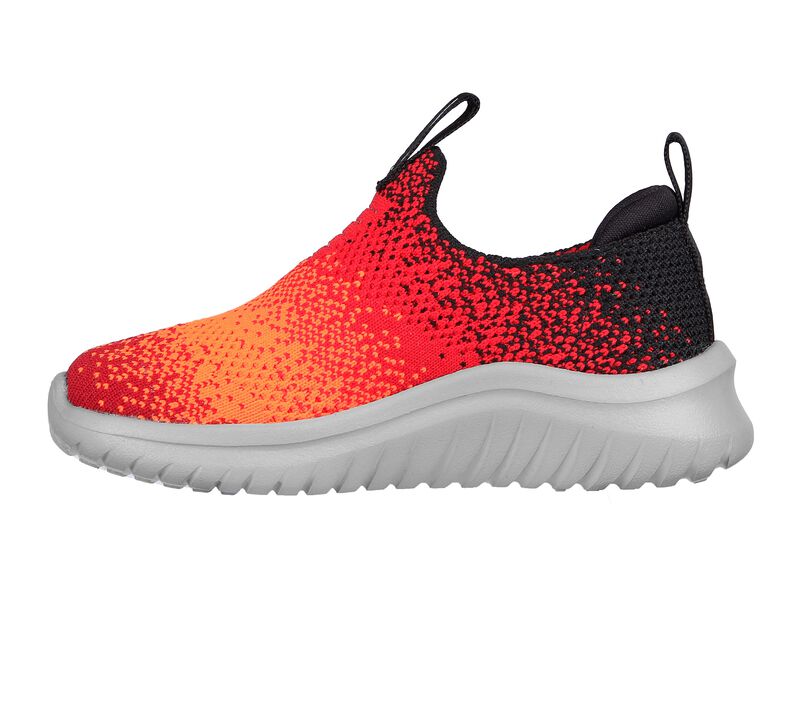 Chlapecké Ležérní Tenisky Skechers Ultra Flex 2.0 - Spektron Černé Červené | CZ.403787NBKRD