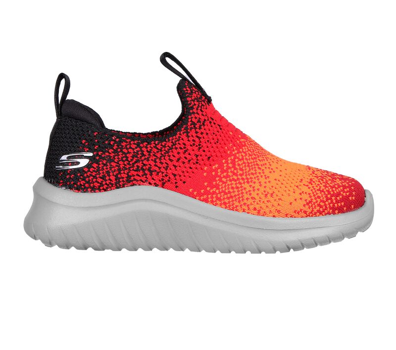 Chlapecké Ležérní Tenisky Skechers Ultra Flex 2.0 - Spektron Černé Červené | CZ.403787NBKRD