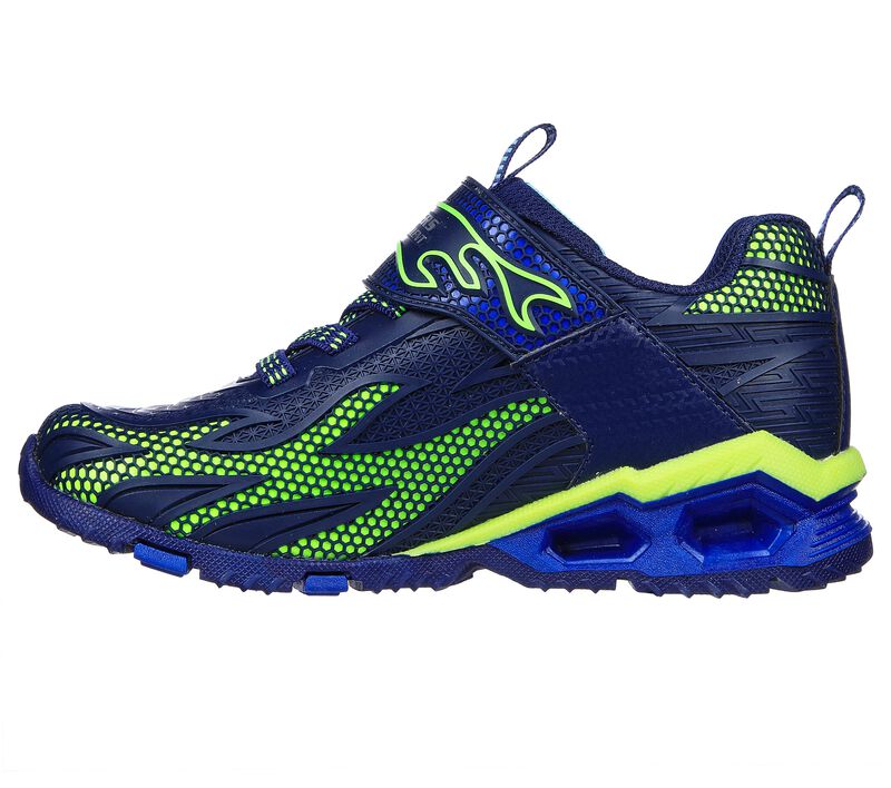 Chlapecké Light Up Boty Skechers S Lights: Hydro Lights - Heat Stride Tmavě Blankyt Světle Zelene | CZ.400116LNVLM