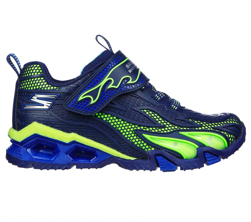 Chlapecké Light Up Boty Skechers S Lights: Hydro Lights - Heat Stride Tmavě Blankyt Světle Zelene | CZ.400116LNVLM