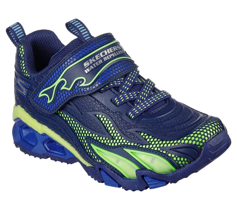 Chlapecké Light Up Boty Skechers S Lights: Hydro Lights - Heat Stride Tmavě Blankyt Světle Zelene | CZ.400116LNVLM