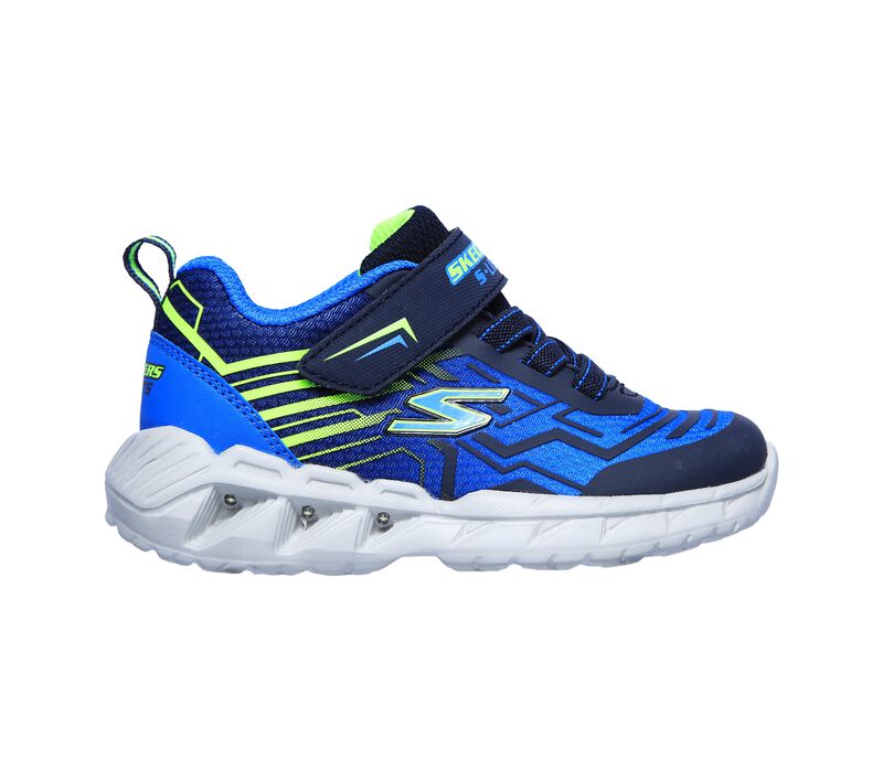 Chlapecké Light Up Boty Skechers S Lights: Magna-Lights - Bozler Tmavě Blankyt Blankyt | CZ.401500NNVBL