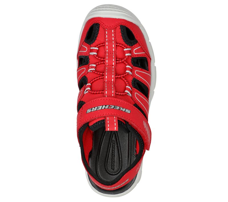 Chlapecké Sandály Skechers Relix - Valder Červené Černé | CZ.406520LRDBK