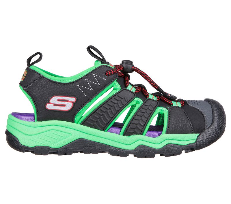 Chlapecké Sandály Skechers Solar Quest - Beach Trux Černé Viacfarebný | CZ.403763LBKMT