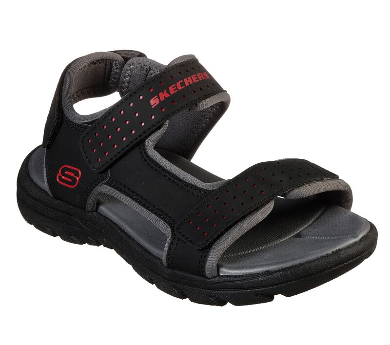 Chlapecké Sandály Skechers Supreme - River Blast Černé | CZ.92223LBLK