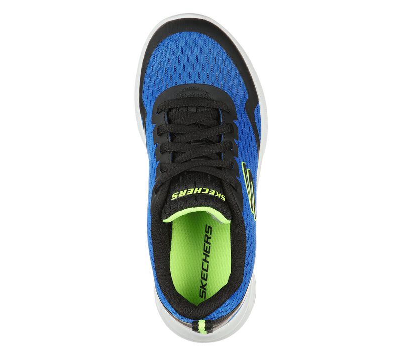 Chlapecké Sportovní Tenisky Skechers Microspec Max Královská Modrá Černé | CZ.403774LRYBK