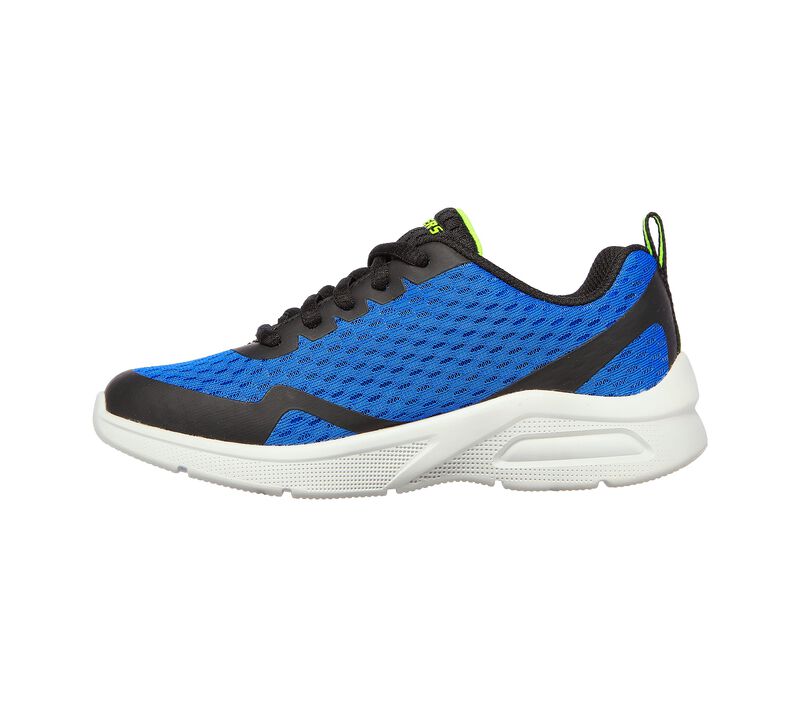 Chlapecké Sportovní Tenisky Skechers Microspec Max Královská Modrá Černé | CZ.403774LRYBK