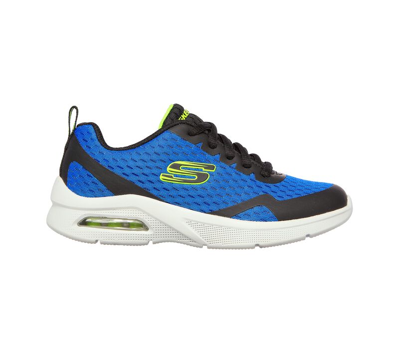 Chlapecké Sportovní Tenisky Skechers Microspec Max Královská Modrá Černé | CZ.403774LRYBK