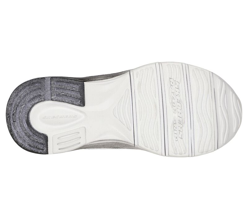 Chlapecké Sportovní Tenisky Skechers Razor Grip - Sonictron Stříbrné Černé | CZ.405106LSLBK