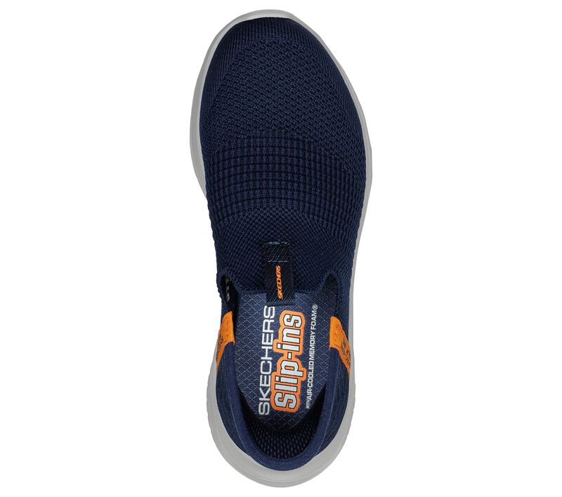 Chlapecké Sportovní Tenisky Skechers Slip-ins: Ultra Flex 3.0 - Smooth Step Tmavě Blankyt | CZ.403844LNVY