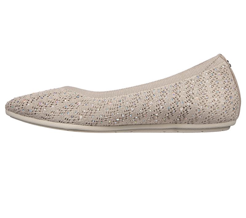 Dámské Baleríny Skechers Arch Fit Cleo - Glitzy Sky Šedé Hnědé | CZ.158527TPE