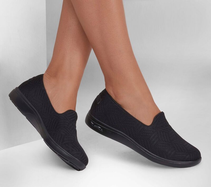 Dámské Baleríny Skechers Arch Fit Uplift - Savvy Intuition Černé | CZ.136558BBK