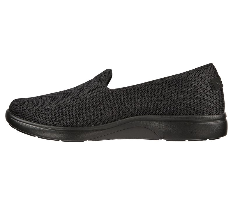 Dámské Baleríny Skechers Arch Fit Uplift - Savvy Intuition Černé | CZ.136558BBK