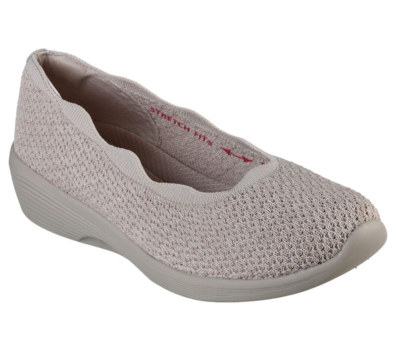 Dámské Baleríny Skechers Arya - Small Talk Šedé Hnědé | CZ.158508TPE