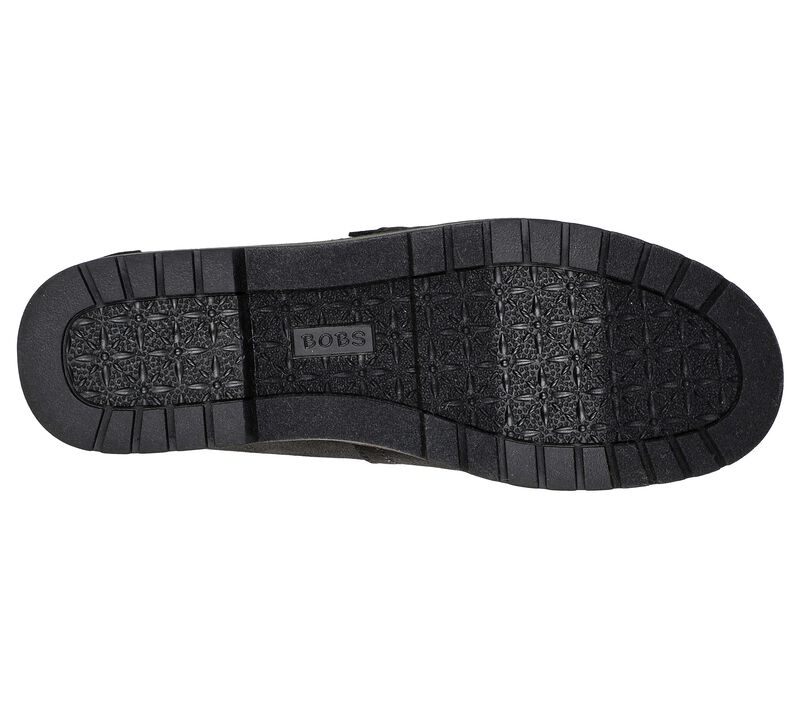 Dámské Baleríny Skechers BOBS Chill Lugs - Warm Winters Černé | CZ.113353BLK