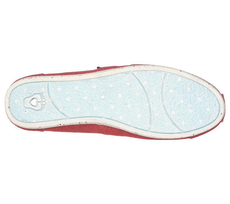 Dámské Baleríny Skechers BOBS Plush - Nature's Kiss Červené | CZ.113531RED