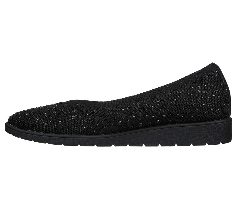 Dámské Baleríny Skechers Cleo Flex Klínku - In Love Černé | CZ.158568BBK