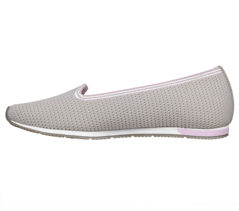 Dámské Baleríny Skechers Cleo Jogger - Quick-Wit Šedé Hnědé Růžové | CZ.158462TPPK