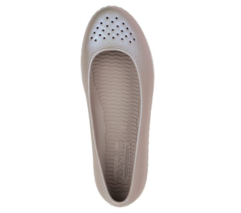 Dámské Baleríny Skechers Foamies: Sepulveda Blvd - Sweet Shimmer Šedé Hnědé | CZ.111158TPE