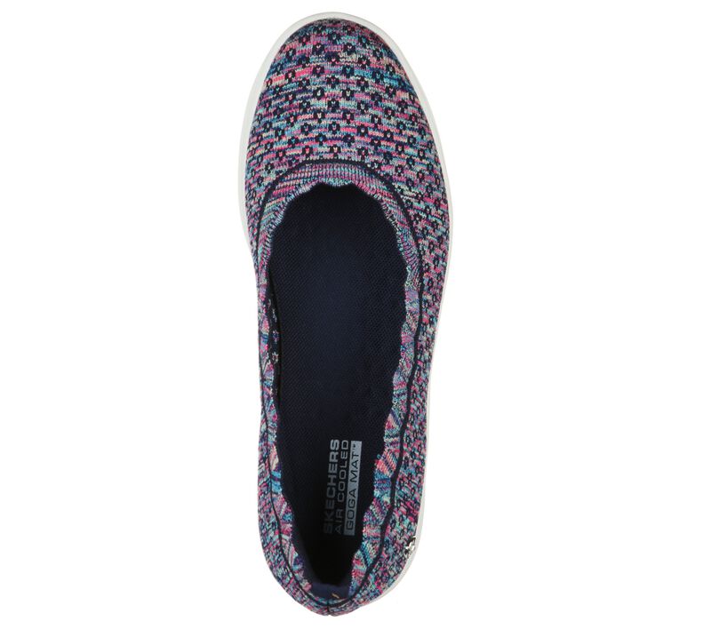 Dámské Baleríny Skechers On-the-GO Dreamy - Brilliant Tmavě Blankyt Viacfarebný | CZ.136228NVMT