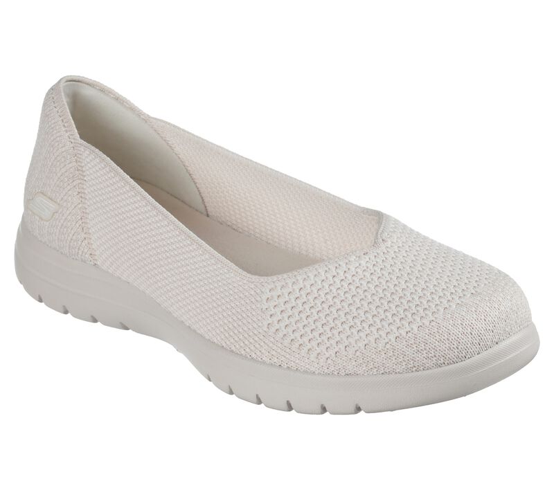 Dámské Baleríny Skechers On-the-GO Flex - Perfect Match Béžový | CZ.136398NAT