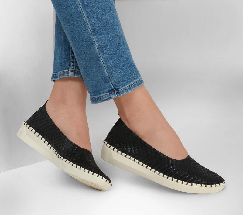 Dámské Baleríny Skechers Sepulveda 2.0 - Summer Sheen Černé | CZ.100160BLK