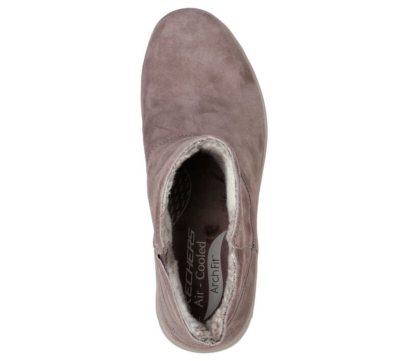 Dámské Boty Na Klínku Skechers Arch Fit Rise - Posh Tmavě Šedé Hnědé | CZ.144471CZ.P