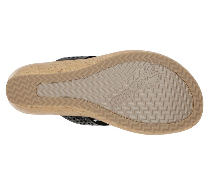 Dámské Boty Na Klínku Skechers Beverlee - Pier Stroll Černé | CZ.119150BLK