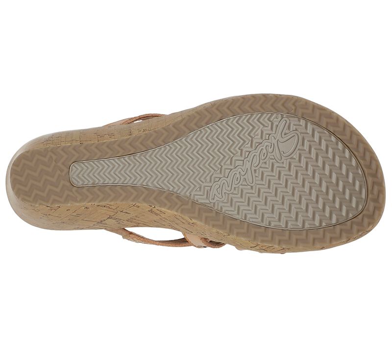 Dámské Boty Na Klínku Skechers Beverlee - Clicky Vibes Hnědé | CZ.119255TAN