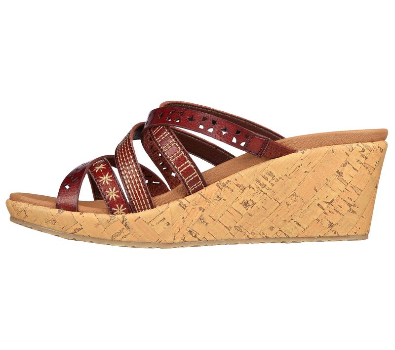 Dámské Boty Na Klínku Skechers Beverlee - Wild Impression Čokolády | CZ.119353CHOC