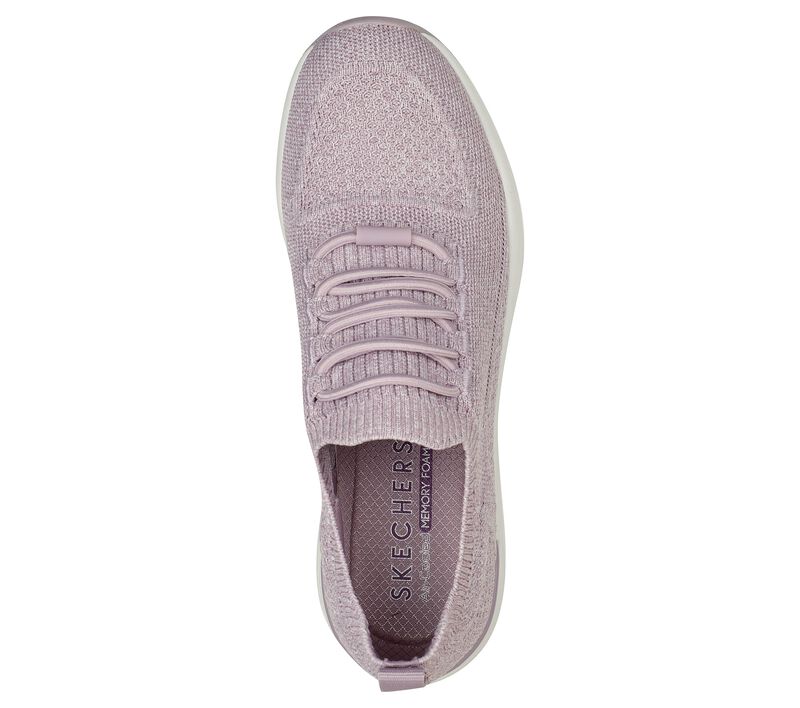 Dámské Boty Na Klínku Skechers Billion - Woven Walks Fialové | CZ.155626MVE