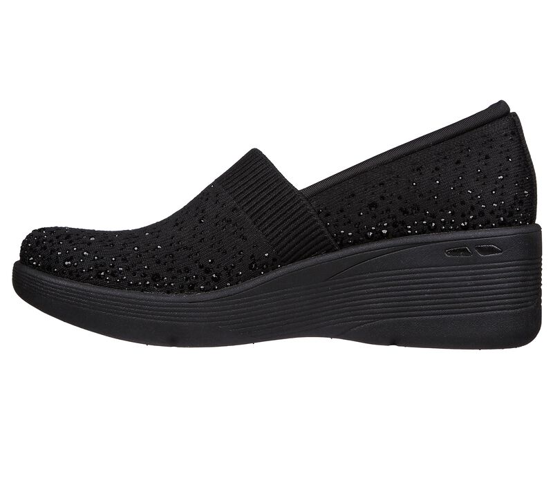 Dámské Boty Na Klínku Skechers Pier-Lite - In Glitz Černé | CZ.158419BBK