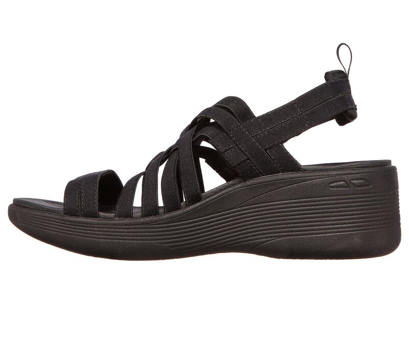 Dámské Boty Na Klínku Skechers Pier-Lite Černé | CZ.163271BBK