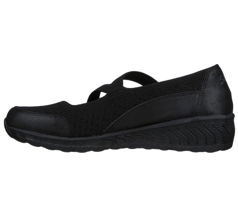 Dámské Boty Na Klínku Skechers Relaxed Fit: Up-Lifted - Pretty Picture Černé | CZ.100456BBK