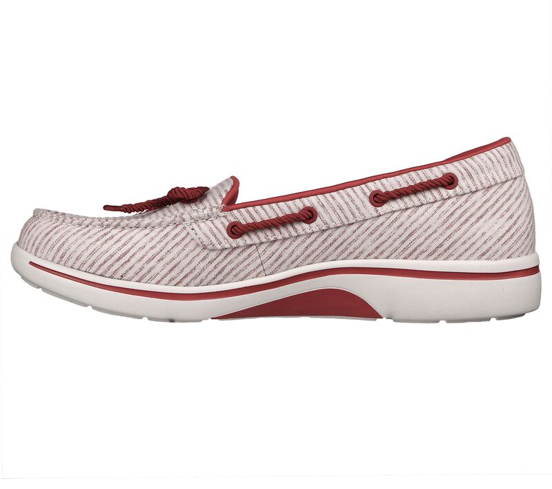 Dámské Boty Sebago Skechers Arch Fit Uplift - Coastal Breeze Červené Bílé | CZ.136601RDW