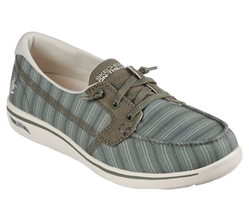 Dámské Boty Sebago Skechers Arch Fit Uplift - Anchored Dreams Olivy Zelené | CZ.136606OLV