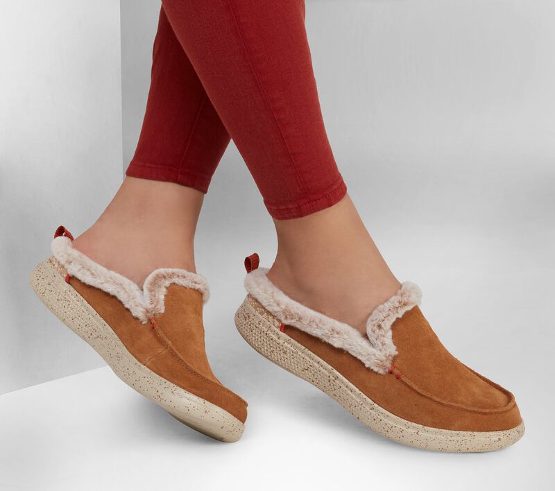 Dámské Boty Sebago Skechers BOBS Skipper - Modern Mix Hnědé | CZ.113793CSNT