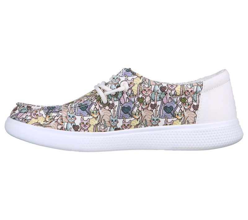 Dámské Boty Sebago Skechers BOBS Skipper - Luvable Kitty Bílé Viacfarebný | CZ.114175WMLT