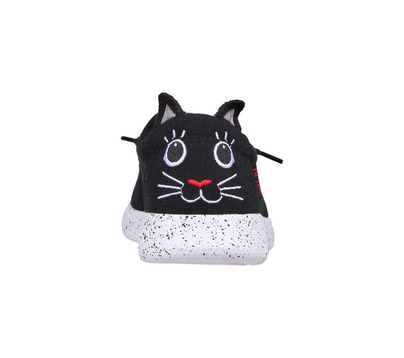 Dámské Boty Sebago Skechers BOBS Skipper - Meow Casuals Černé | CZ.114179BLK