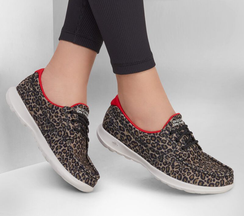 Dámské Boty Sebago Skechers GO WALK Lite - So Purrty Leopard | CZ.136081LPD