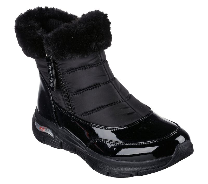 Dámské Boty Skechers Arch Fit - Cool Puff Černé | CZ.167252BBK