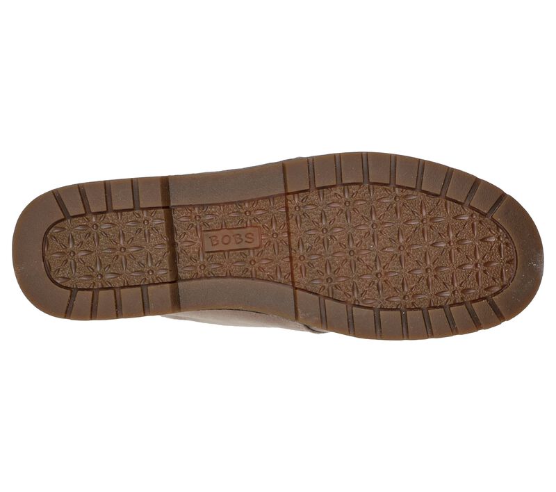 Dámské Boty Skechers BOBS Chill Lugs - Snuggle Life Šedé Hnědé | CZ.113358TPE