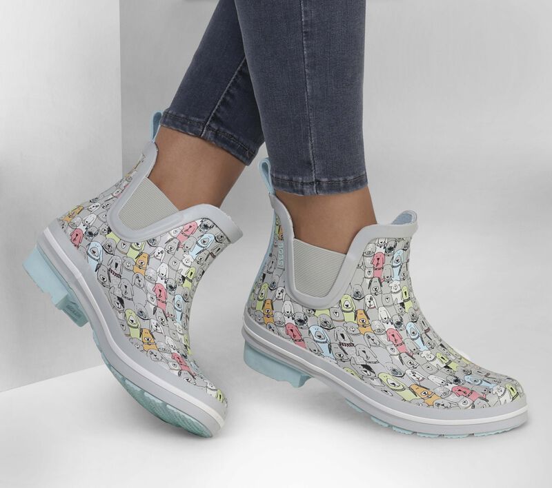 Dámské Boty Skechers BOBS Rain Check - Wag Rainz Šedé Viacfarebný | CZ.113370GYMT