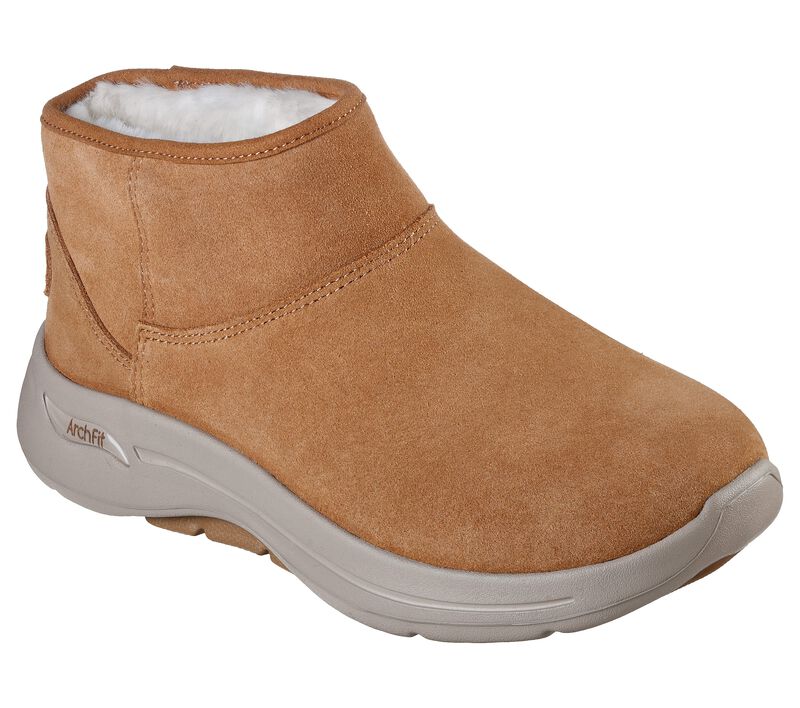 Dámské Boty Skechers GO WALK Arch Fit - Cute N Cozy Hnědé | CZ.144404CSNT