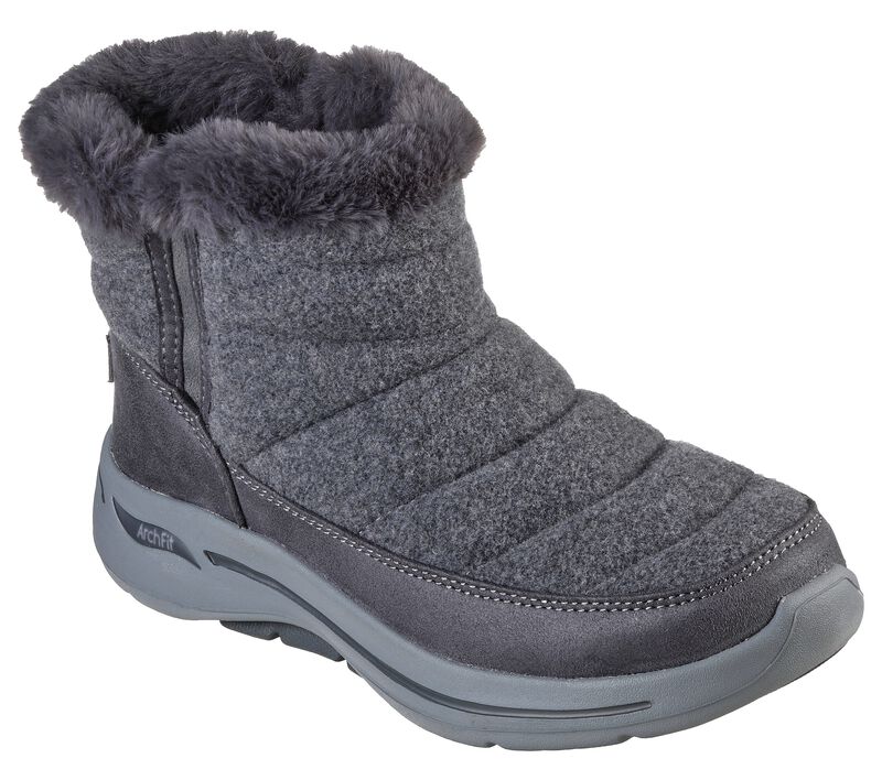 Dámské Boty Skechers GO WALK Arch Fit Šedé | CZ.144403CHAR