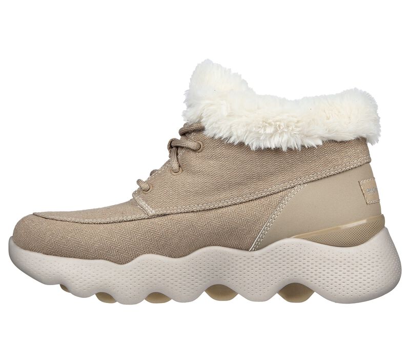 Dámské Boty Skechers GO WALK Massage Fit Boot - Bountiful Šedé Hnědé | CZ.144620TPE